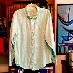 Brooks Brothers Linen Shirt XL